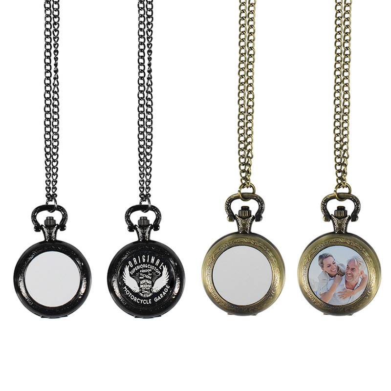 Women Fashion Hub - Custom Vintage Metal Pocket Watch Pendant