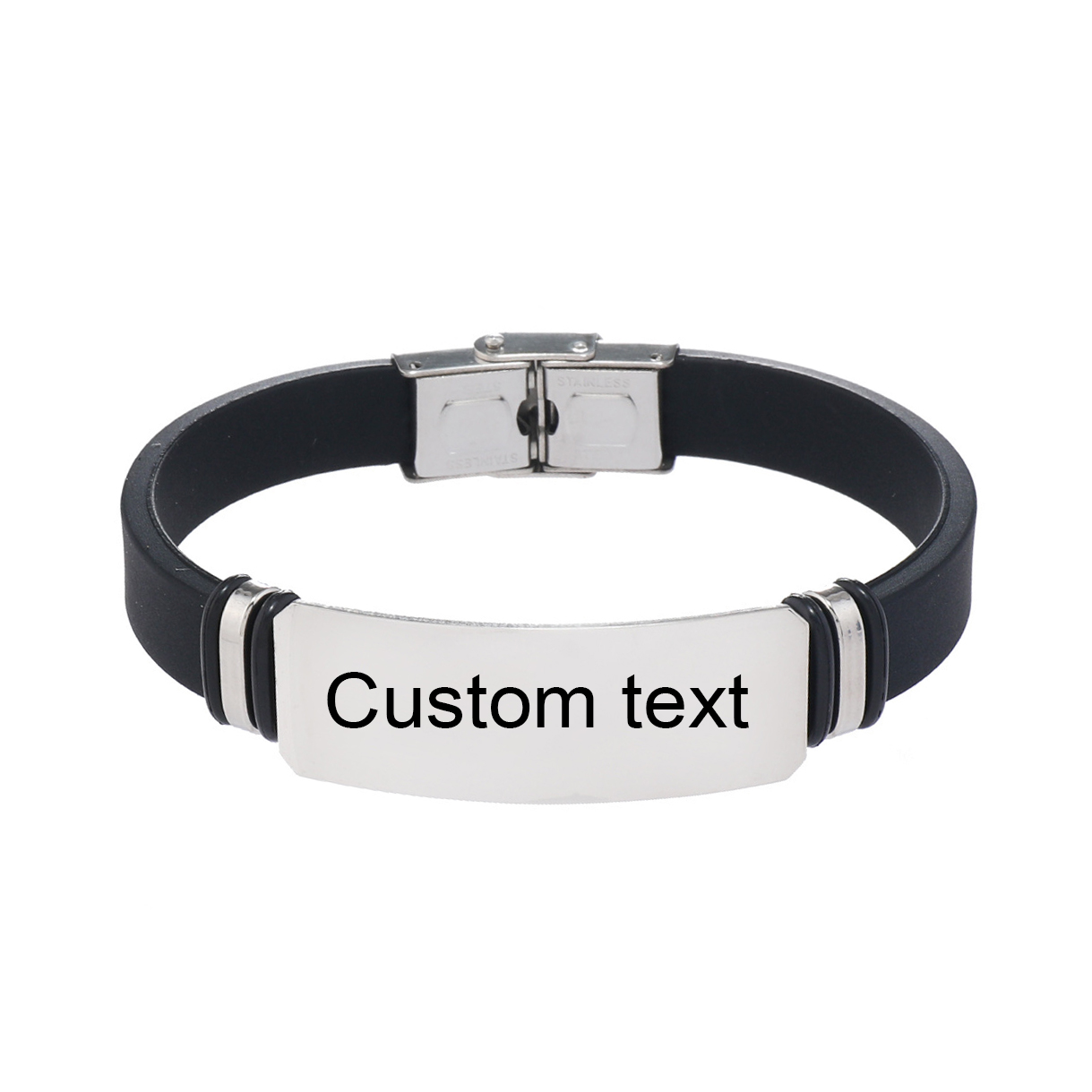 Women Fashion Brand Logo - Punk Fashion Custom Logo Name Silicone