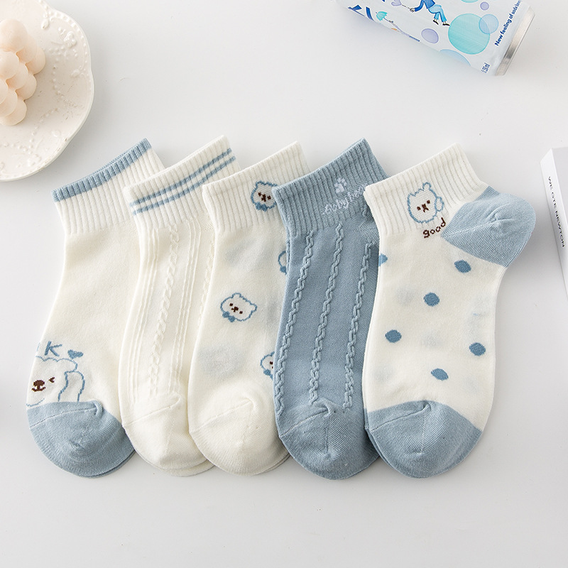 Women'S Fashion Paris - 5 Pairs/lot Fashion Elegant Funny Cute