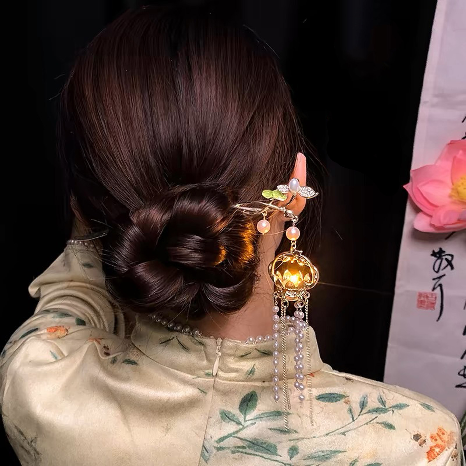 Luminous Flower Hairpin Exquis - Women Fashion Hub review and price