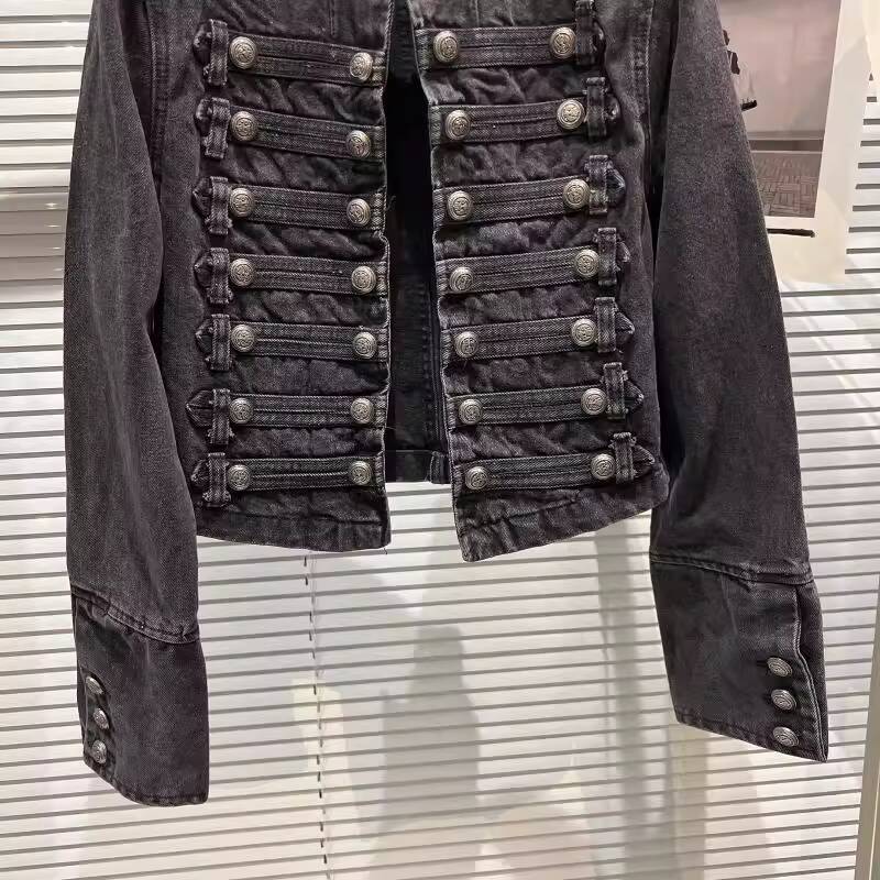 2026 Autumn New Fashion Metal  - Women'S Fashion Denim Jacket review and price