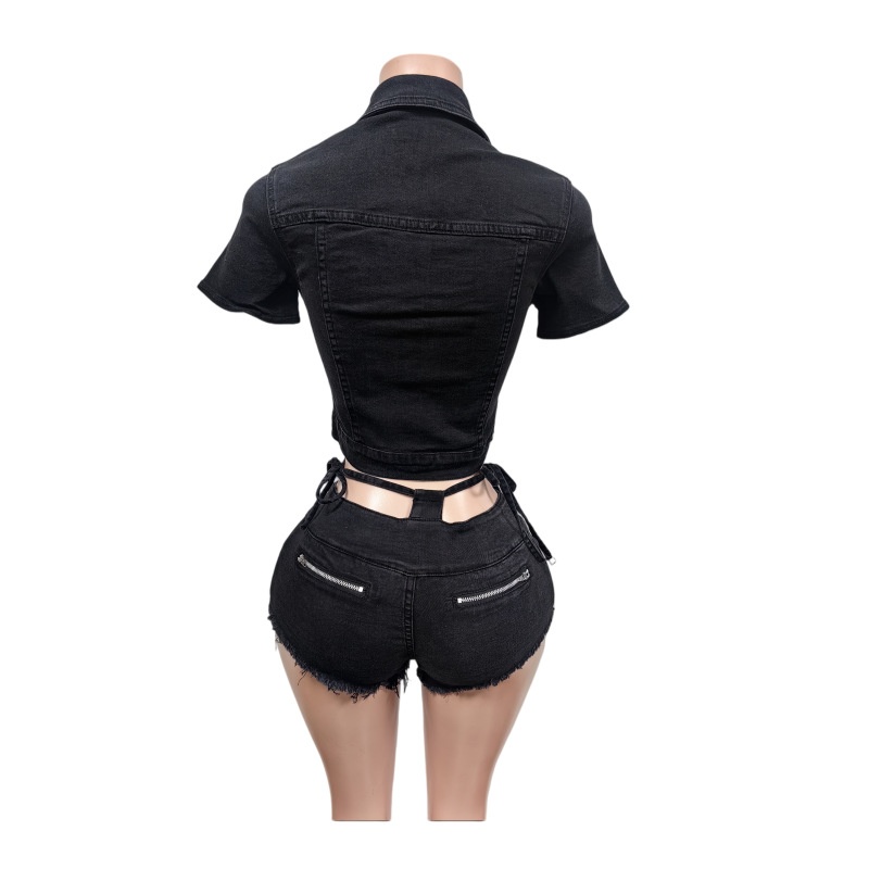 Sexy Denim 2 Piece Sets Women  - Women'S Fashion Denim Jacket review and price