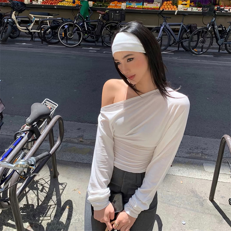 2026 Women’s One Shoulder Top  - Off Shoulder Top review and price