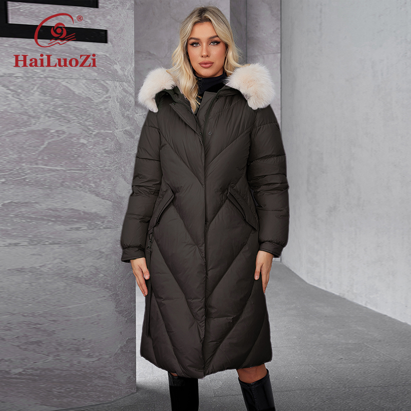 HaiLuoZi 2024 Women's Winter P - Women'S Fashion Long Coat review and price
