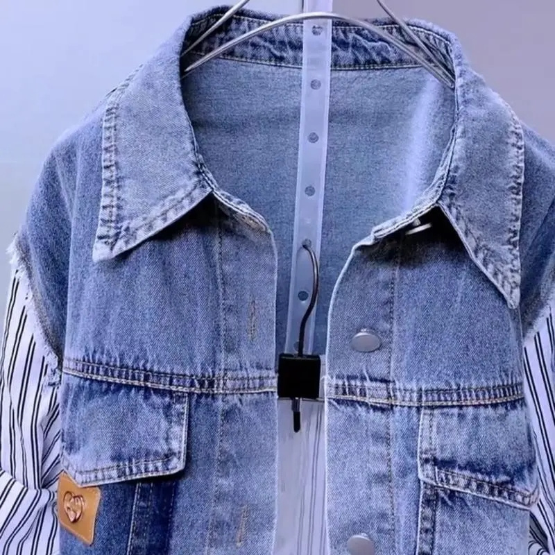Design Stitching Women Jackets - Women'S Fashion Denim Jacket review and price
