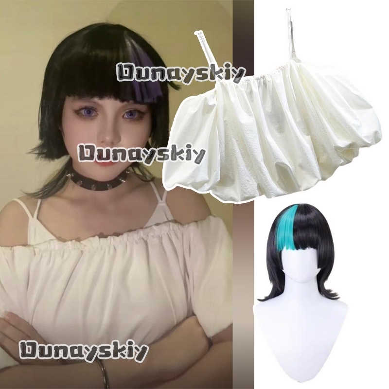 aBc01Hoshi Kirara Roro Cosplay - Off Shoulder Top review and price
