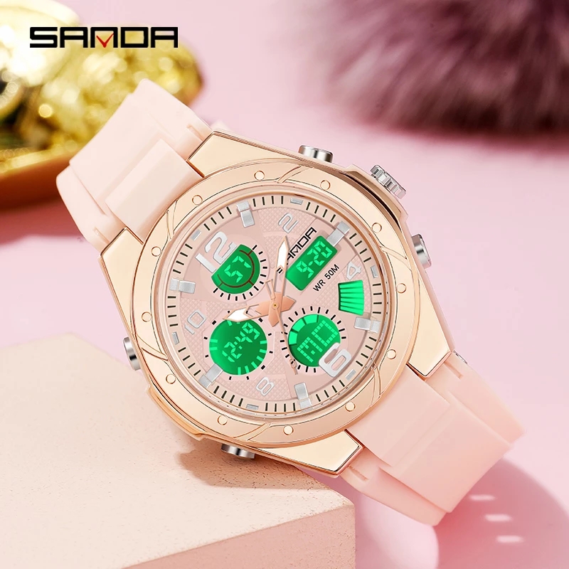 SANDA pink Watch for Women Ana - Women Fashion Week 2026 review and price