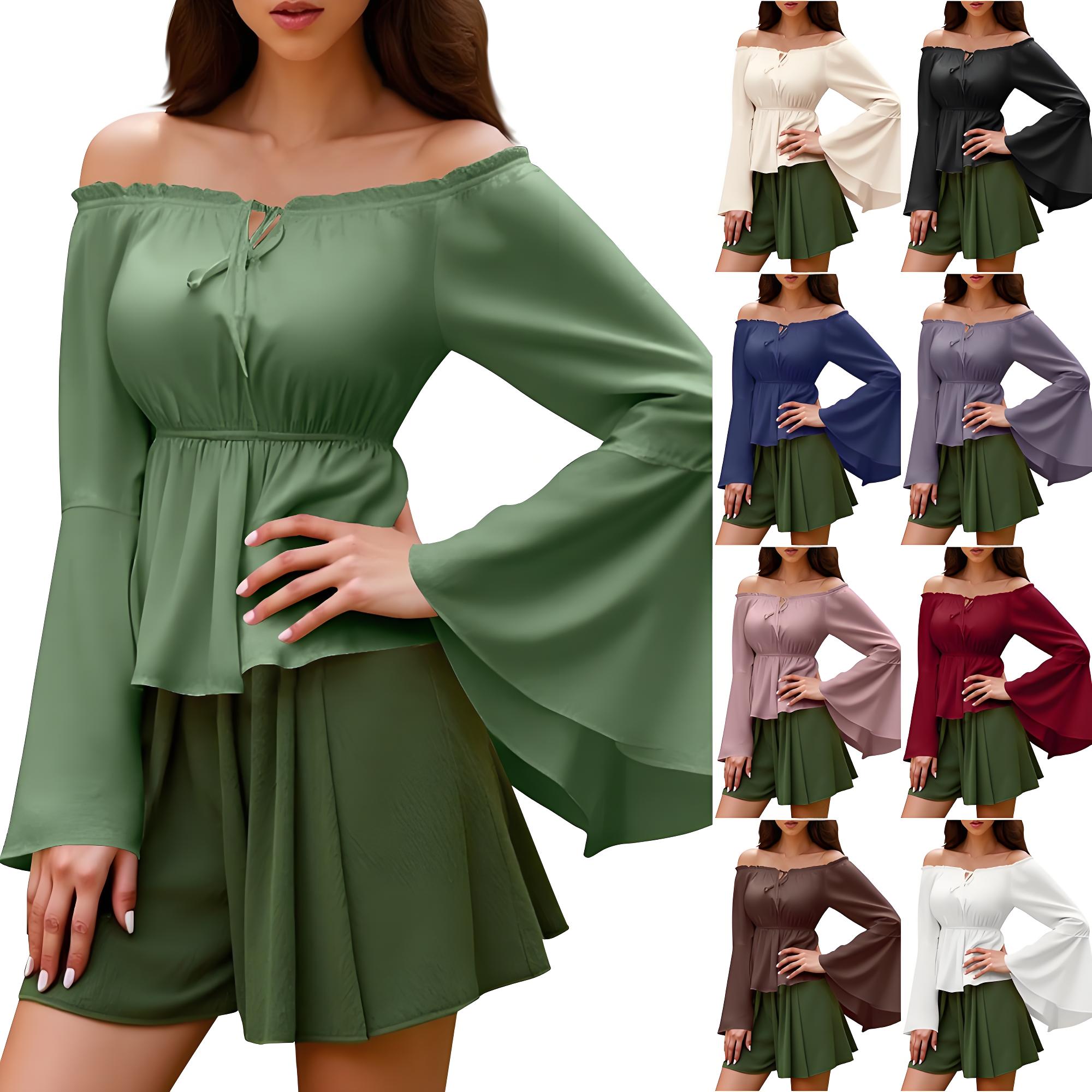 Renaissance Blouse Peasant Wom - Off Shoulder Top review and price
