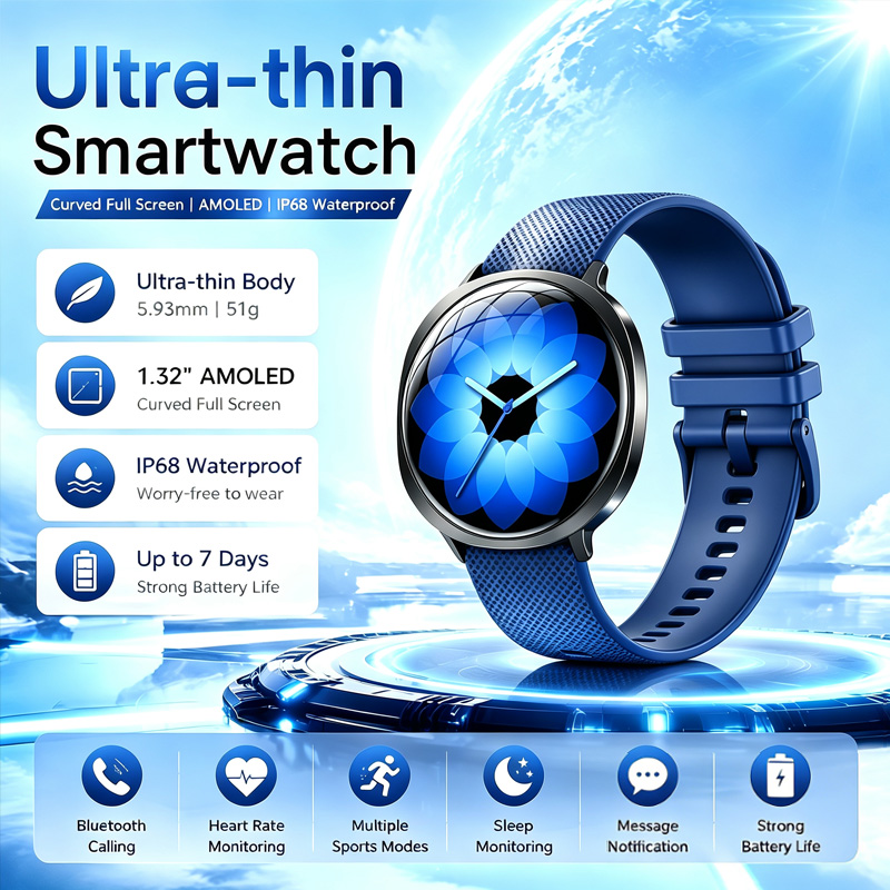 New M301 Smart Watch Round AMO - Women Fashion Week 2026 review and price
