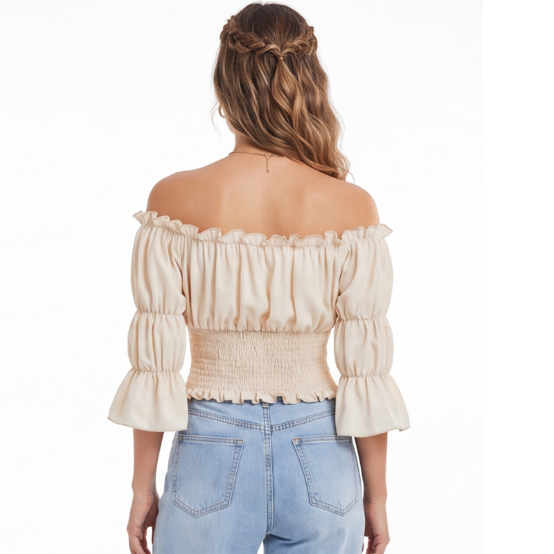 Renaissance Blouse Women Top w - Off Shoulder Top review and price