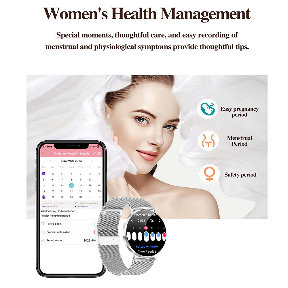 KM88 Women Smartwatch Fashion  - Women Fashion Week 2026 review and price