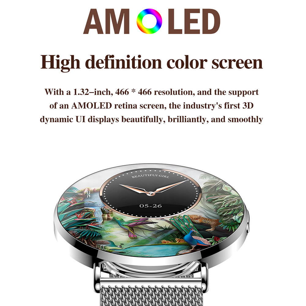KM88 Women Smartwatch Fashion  - Women Fashion Week 2026 review and price
