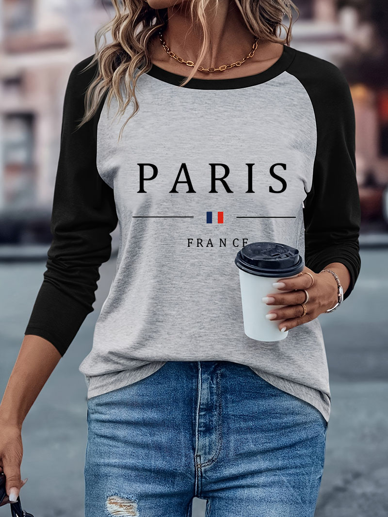 Fashion Paris Letter Print Cas - Women'S Fashion Paris review and price