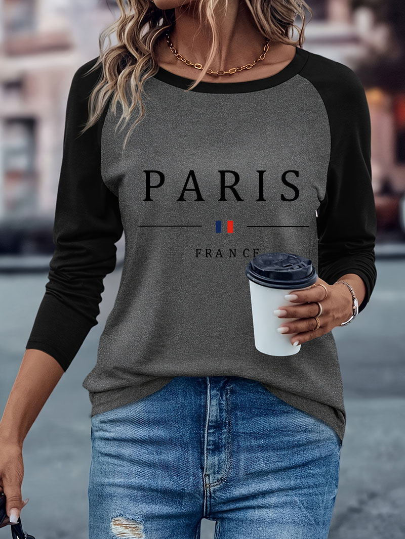 Fashion Paris Letter Print Cas - Women'S Fashion Paris review and price