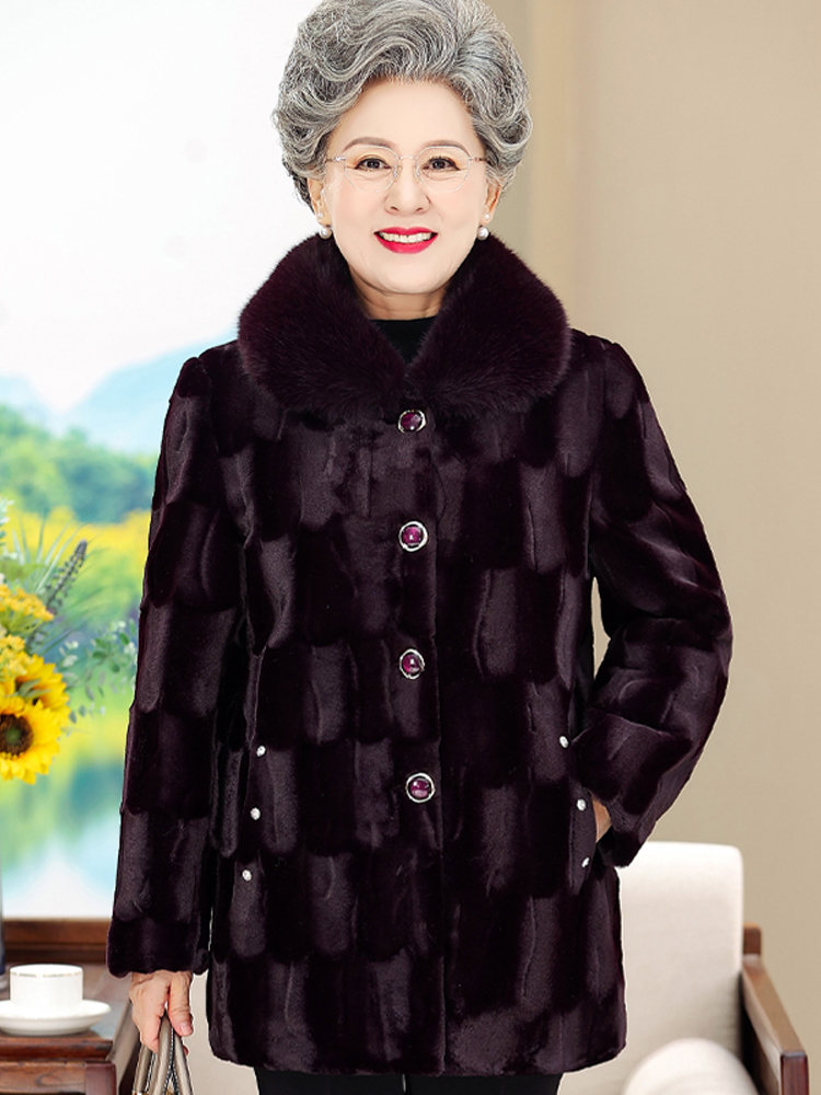 Thickened Middle-Length Mink V - Women Fashion Over 60 review and price