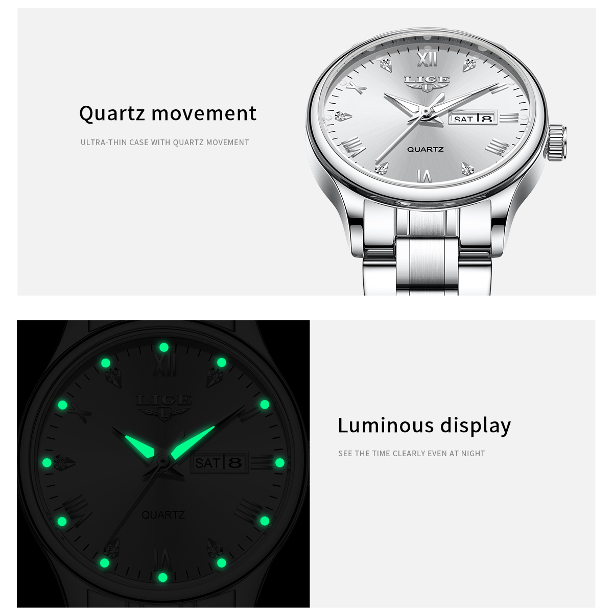 LIGE 2026 Women's Watch Luxury - Women Fashion Week 2026 review and price